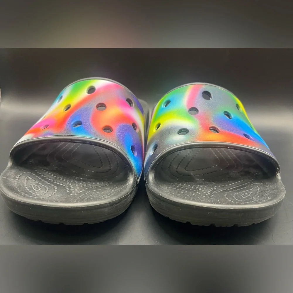Crocs- Rainbow Color‎ Slides - Picture 3 of 7